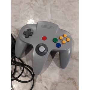 Nintendo 64 Controller N64 Original Gray Authentic OEM